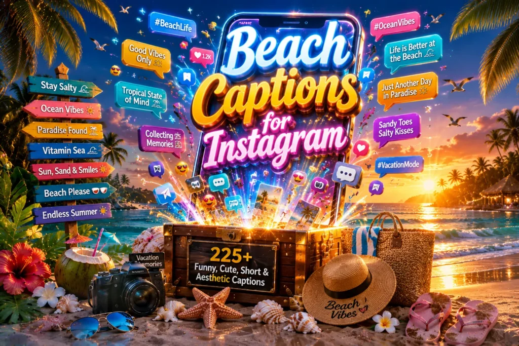 Beach Captions for Instagram