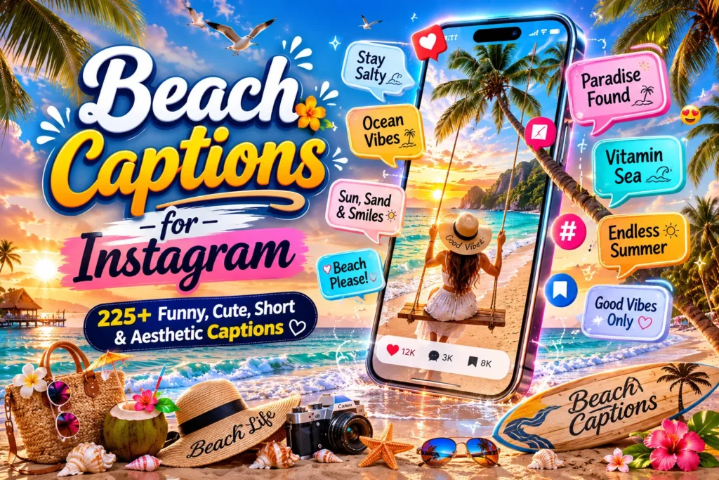 Beach Captions for Instagram