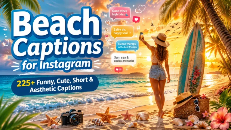 Beach Captions for Instagram