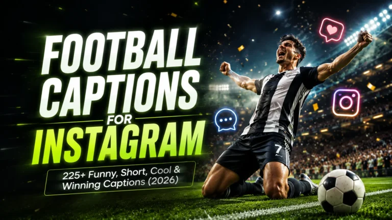 Football Captions for Instagram