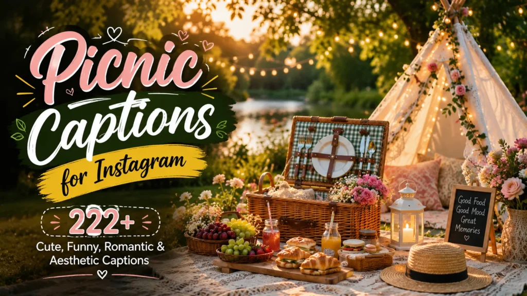 Picnic Captions for Instagram