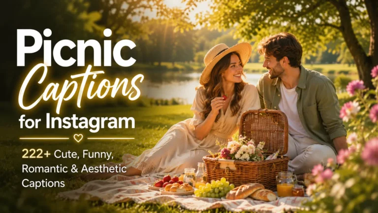 Picnic Captions for Instagram