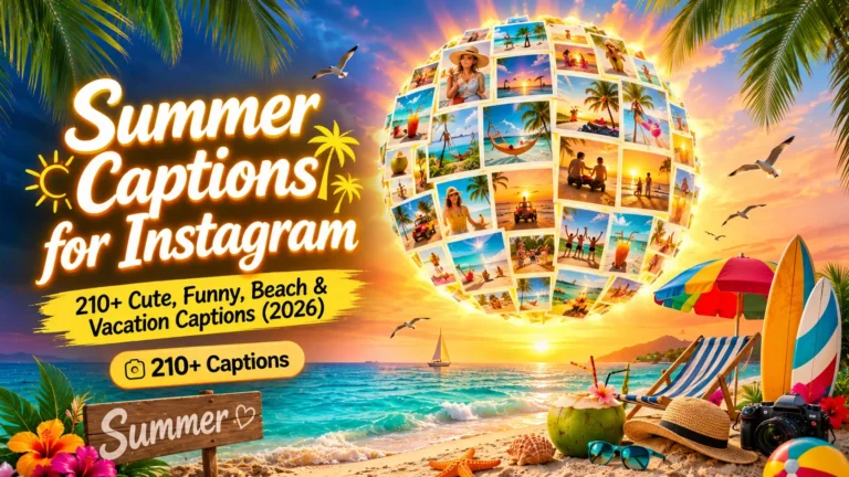 Summer Captions for Instagram