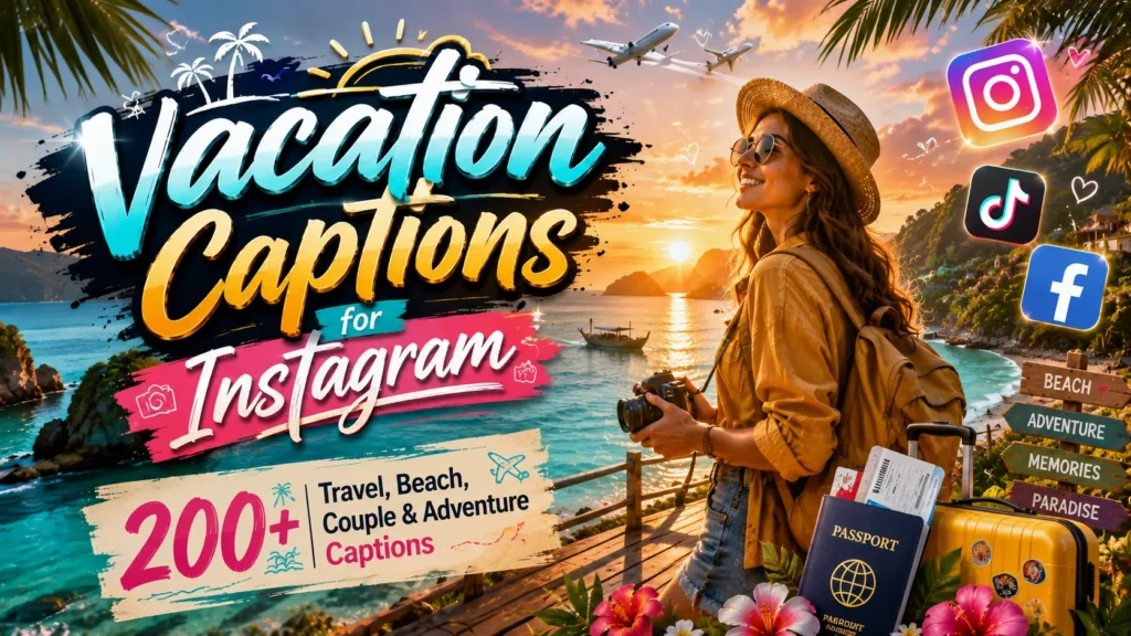 Vacation Captions