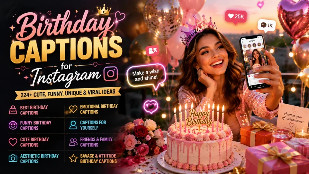 Birthday Captions for Instagram