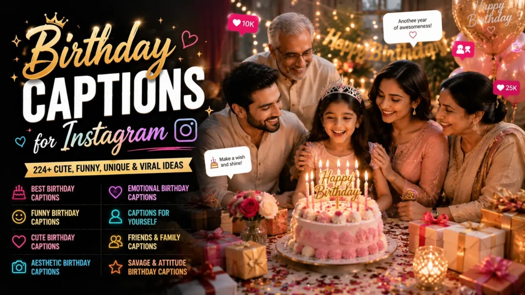 Birthday Captions for Instagram