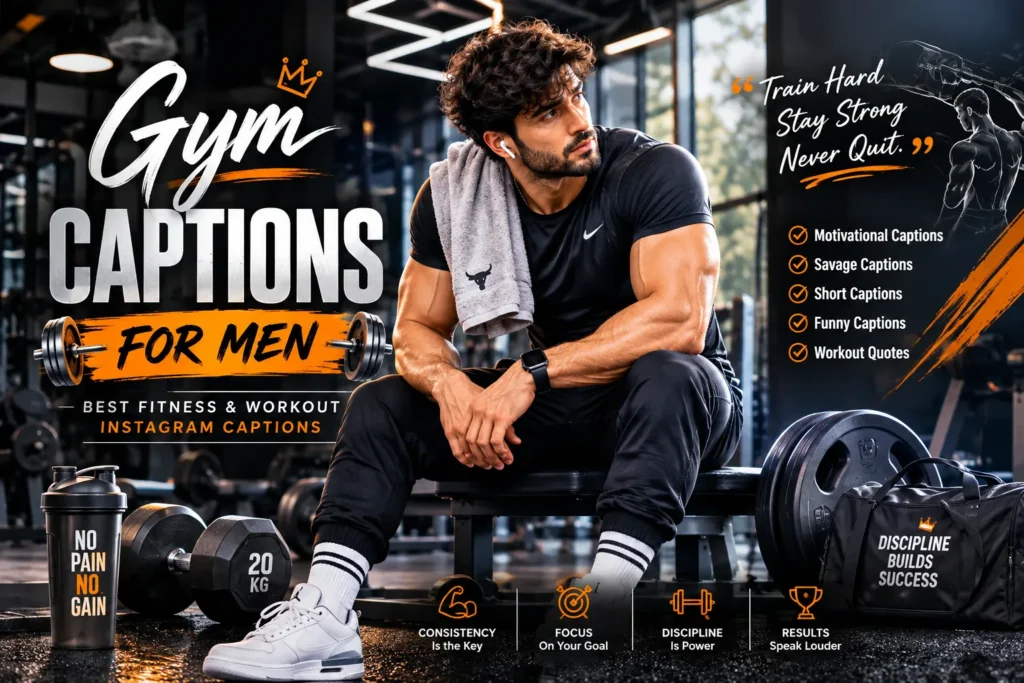Gym Captions for Men