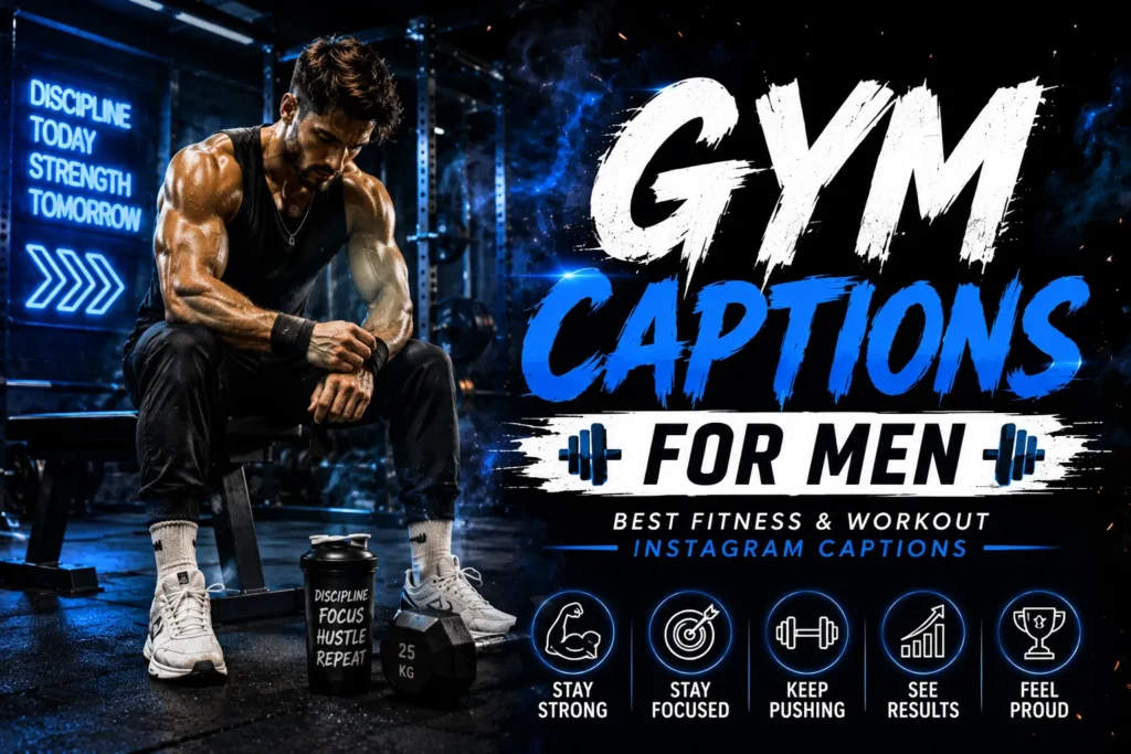 Gym Captions for Men