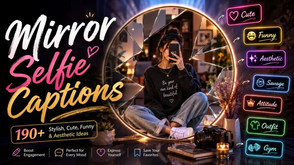 Mirror Selfie Captions