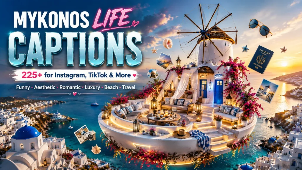 Mykonos Life Captions