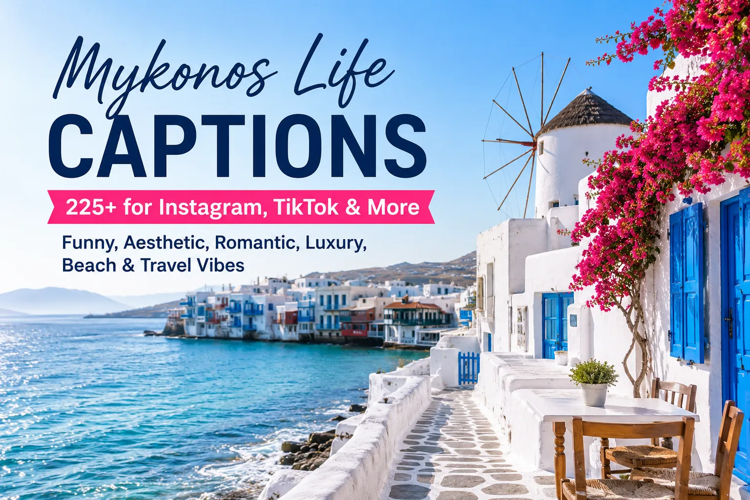 Mykonos Life Captions