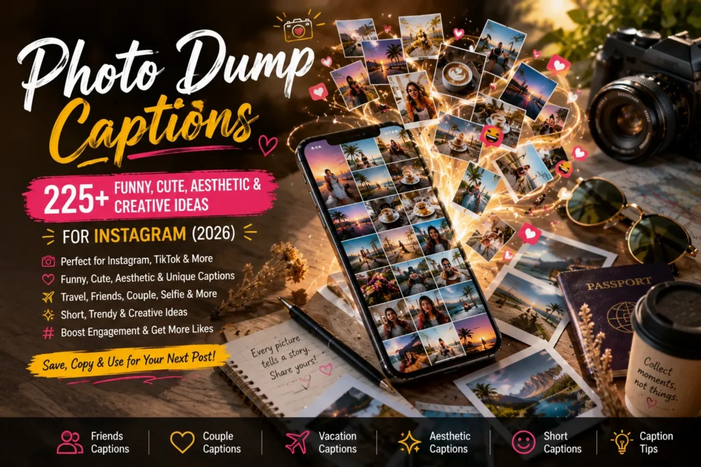Photo Dump Captions