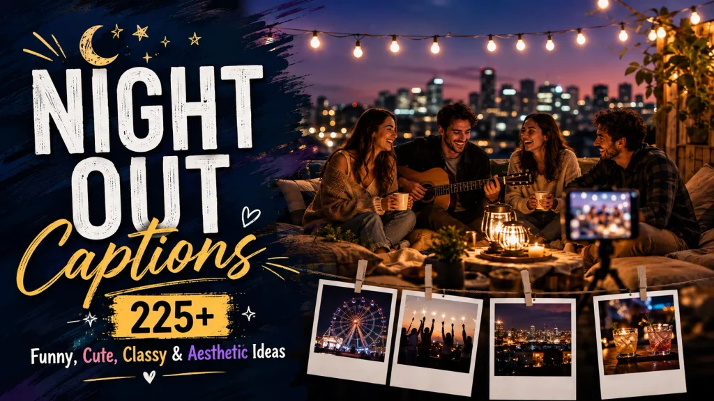 Night Out Captions