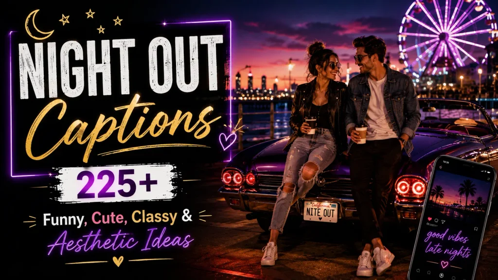Night Out Captions