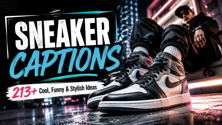 Sneaker Captions