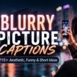 Blurry Picture Captions for Instagram