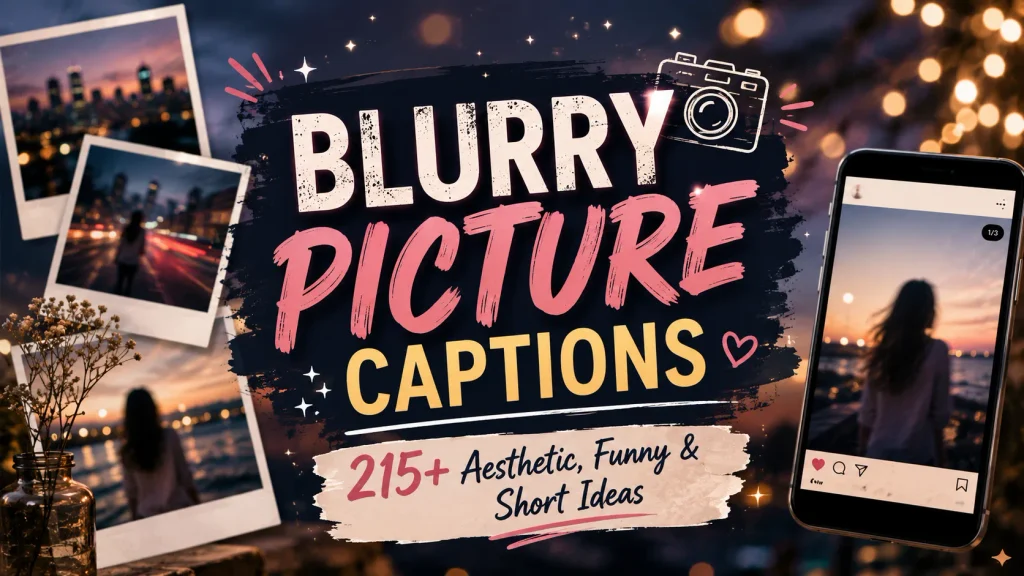Blurry Picture Captions for Instagram