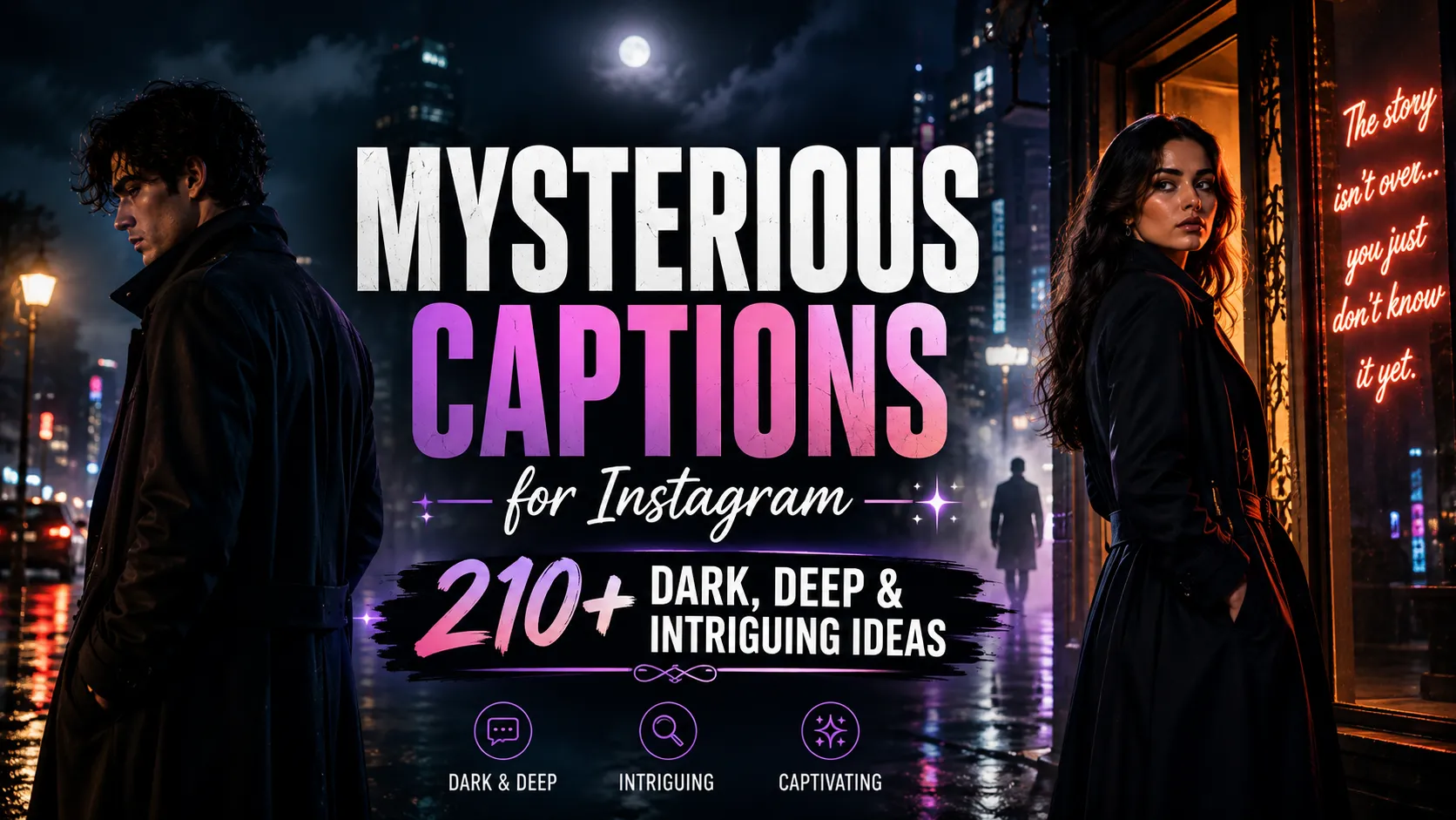 Mysterious Captions for Instagram
