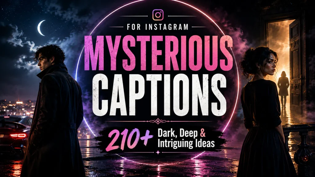 Mysterious Captions for Instagram