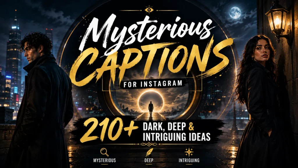 Mysterious Captions for Instagram