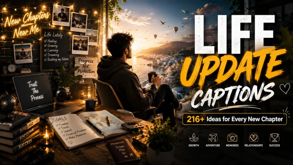 Life Update Captions