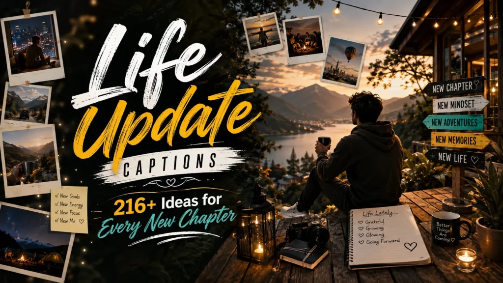 Life Update Captions