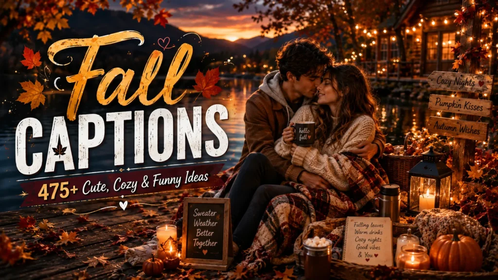 Fall Captions for Instagram