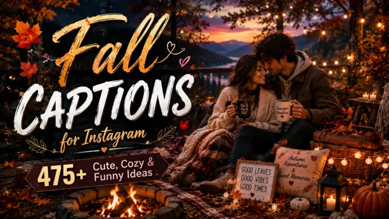 Fall Captions for Instagram