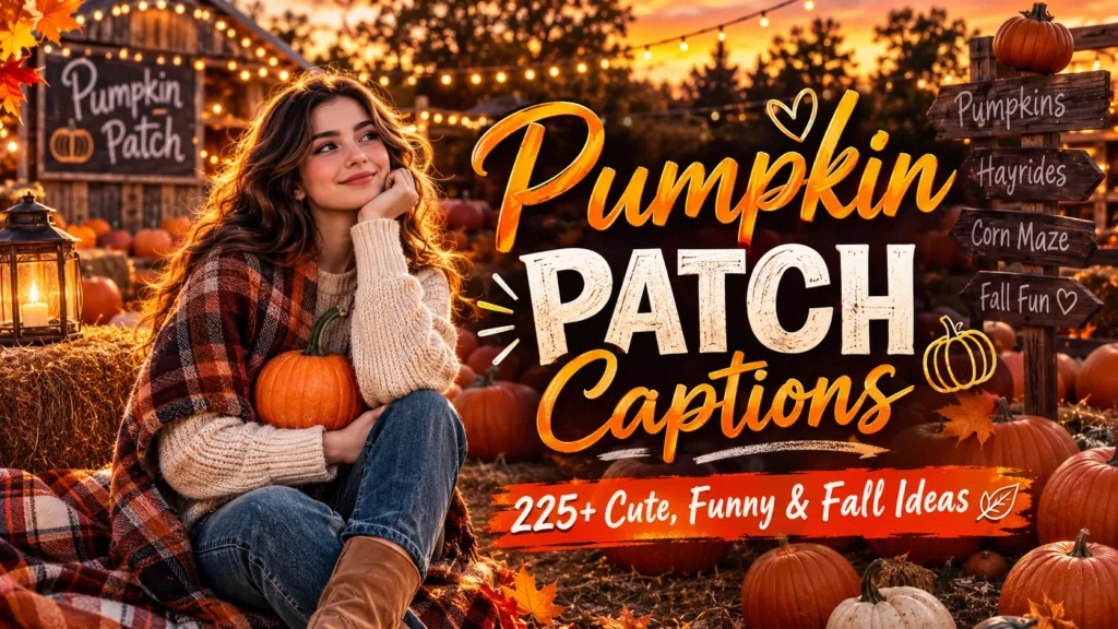 Pumpkin Patch Captions