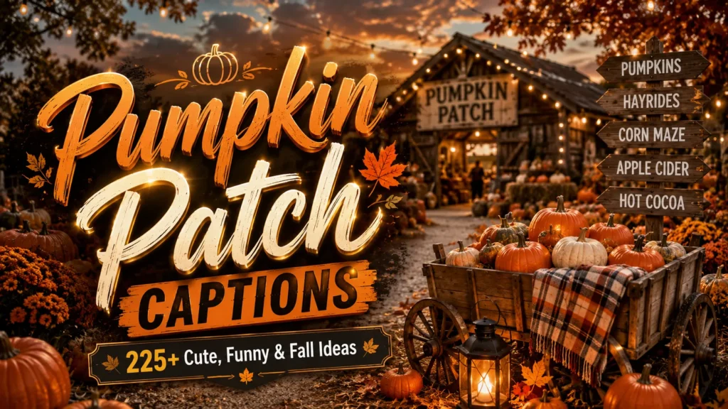 Pumpkin Patch Captions