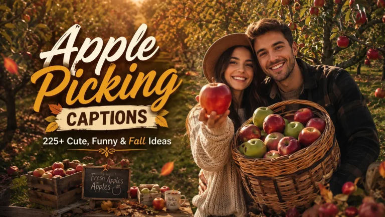 Apple Picking Captions