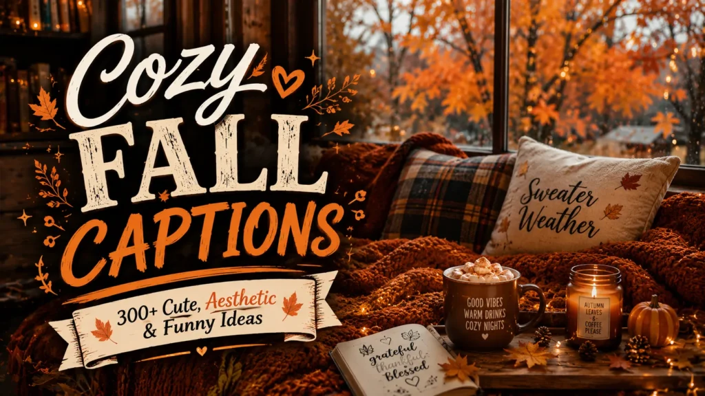Cozy Fall Captions