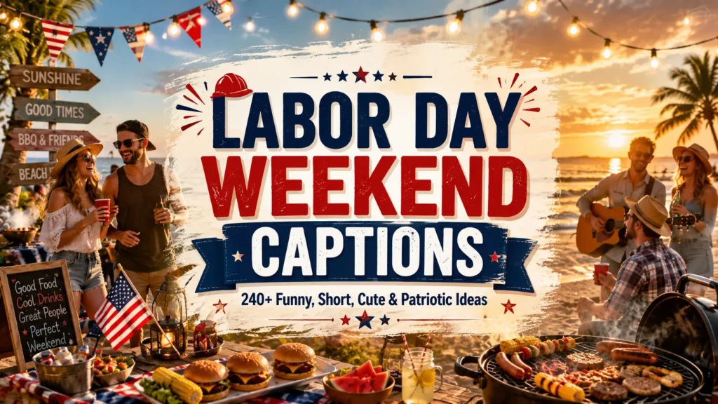 Labor Day Weekend Captions