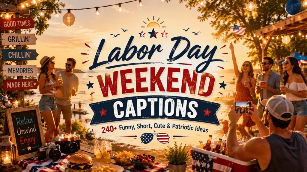 Labor Day Weekend Captions