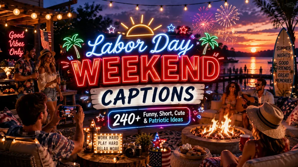 Labor Day Weekend Captions