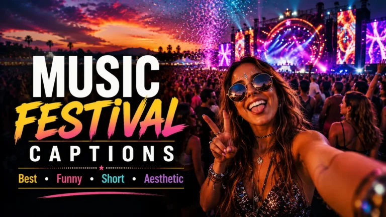 Music Festival Captions