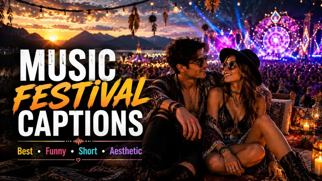 Music Festival Captions