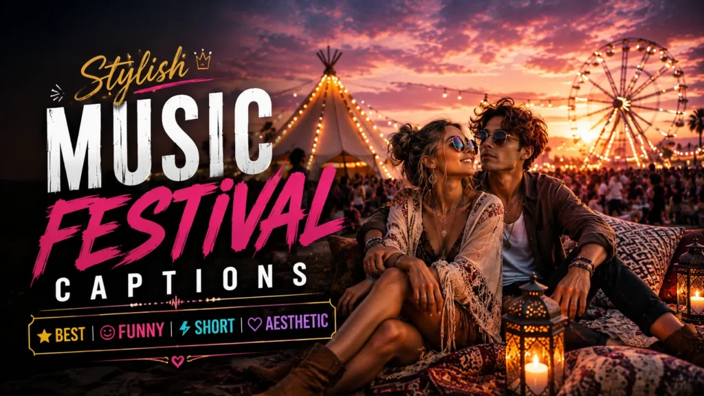 Music Festival Captions