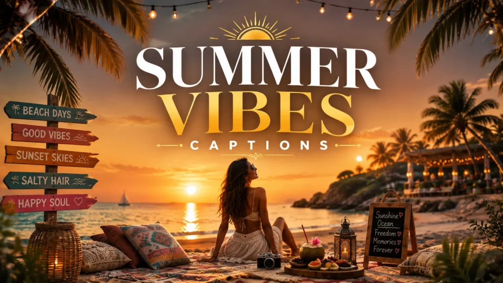Summer Vibes Captions
