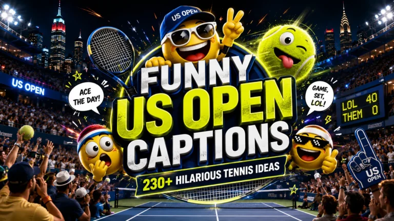 Funny US Open Captions