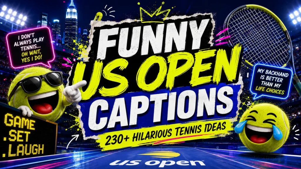 Funny US Open Captions