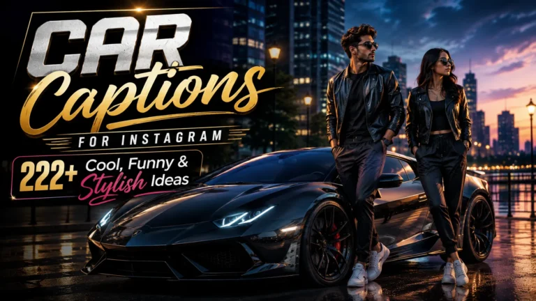 Car Captions for Instagram