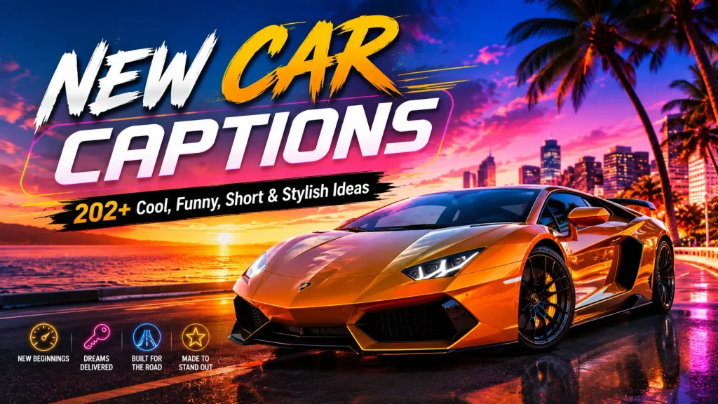 New Car Captions