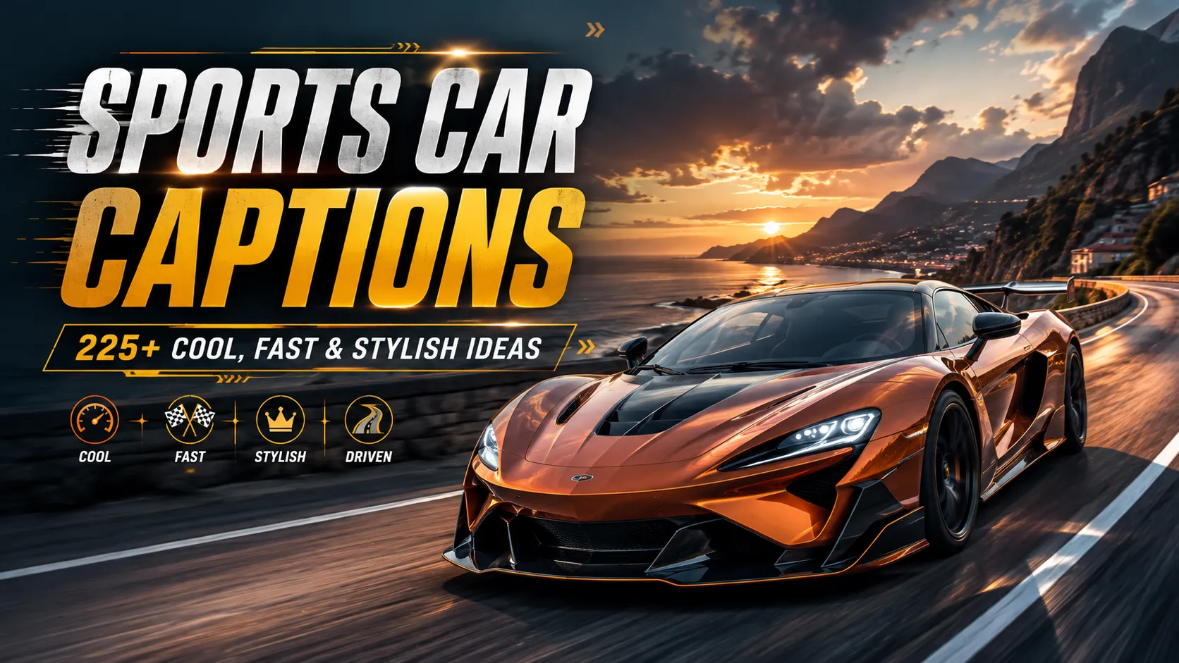 Sports Car Captions
