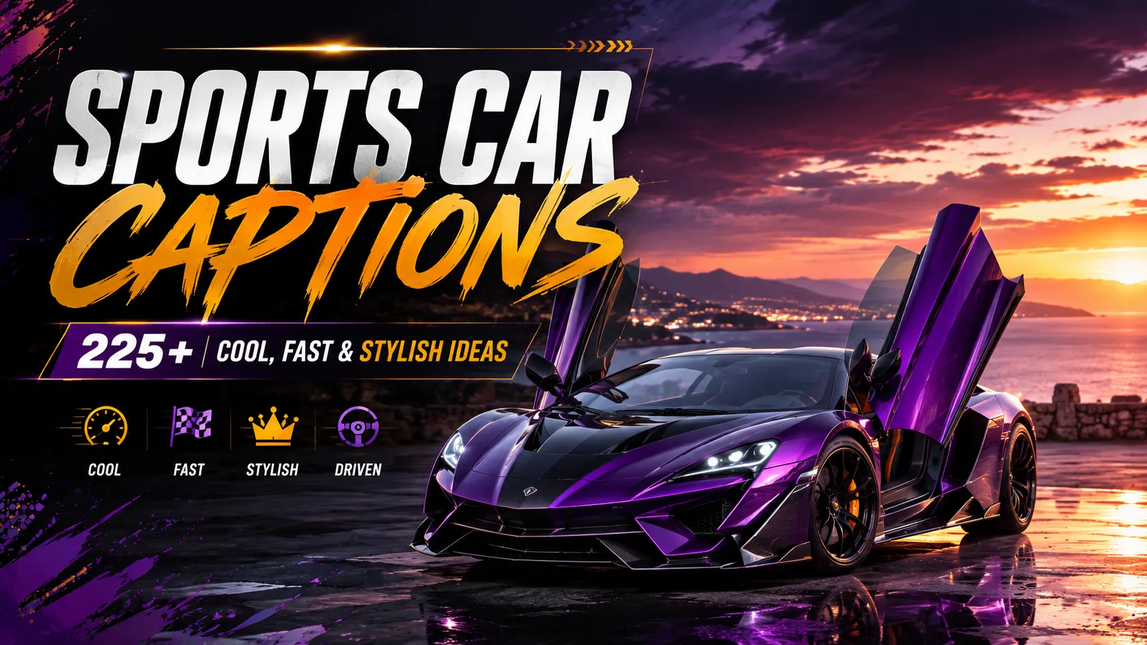 Sports Car Captions