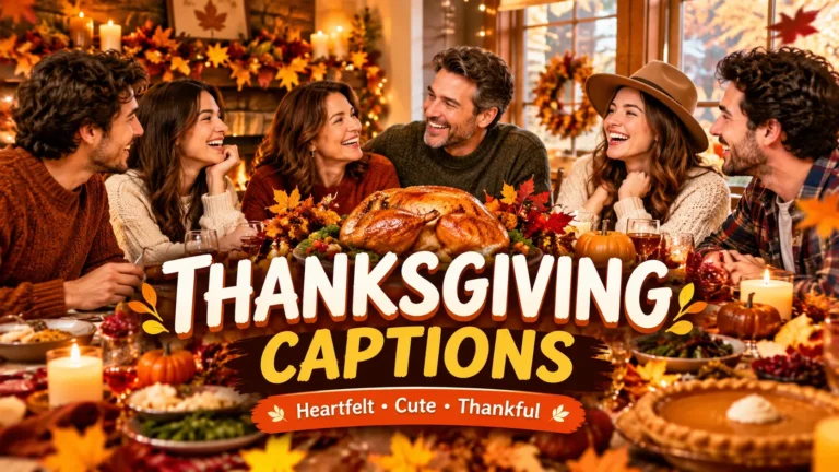 Thanksgiving Captions