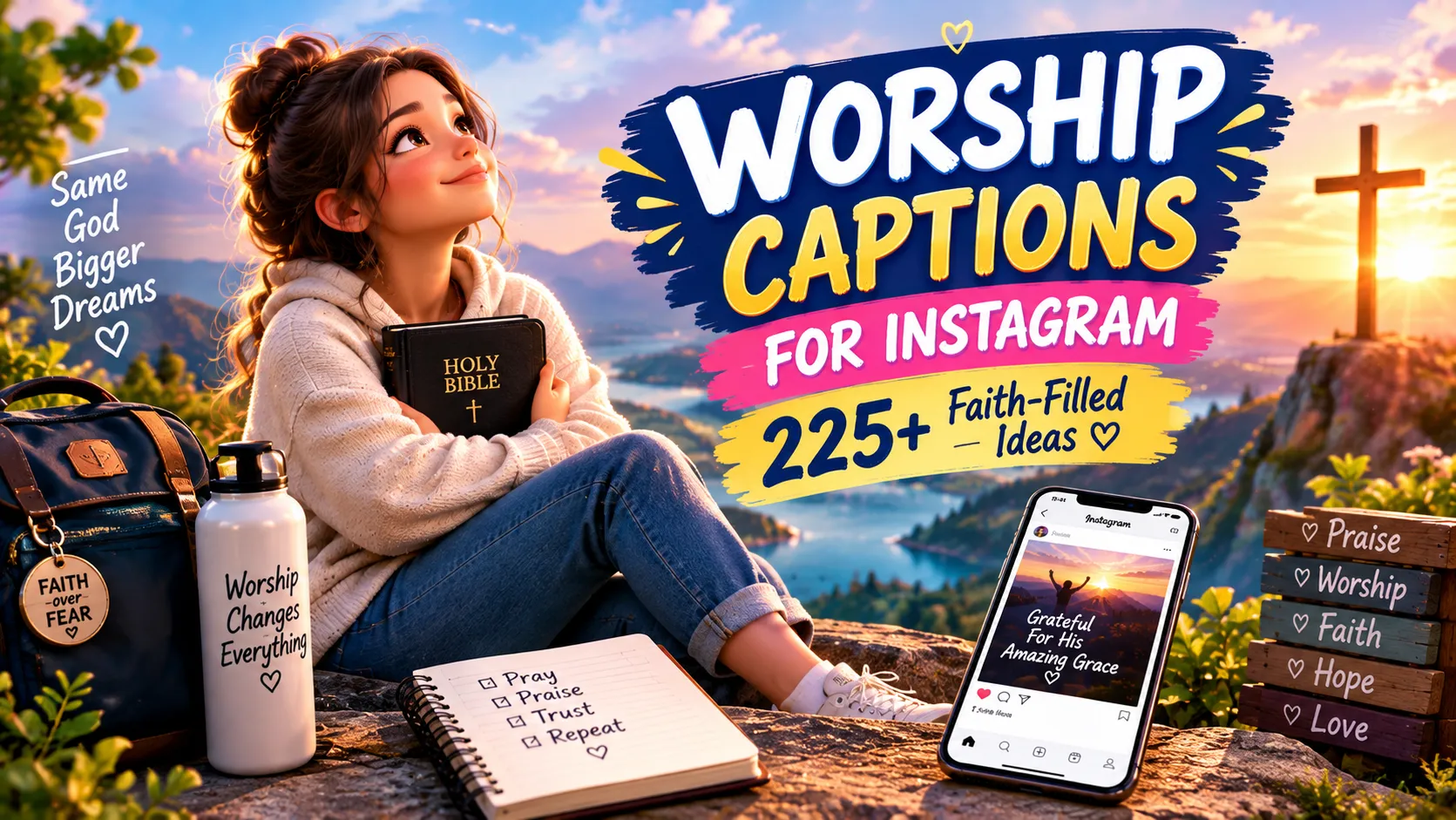 Worship Captions for Instagram