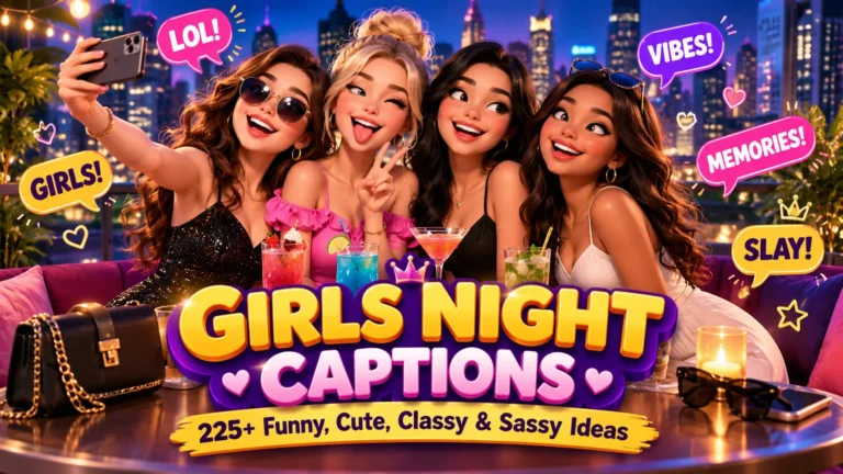 Girls Night Captions