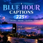 Blue Hour Captions